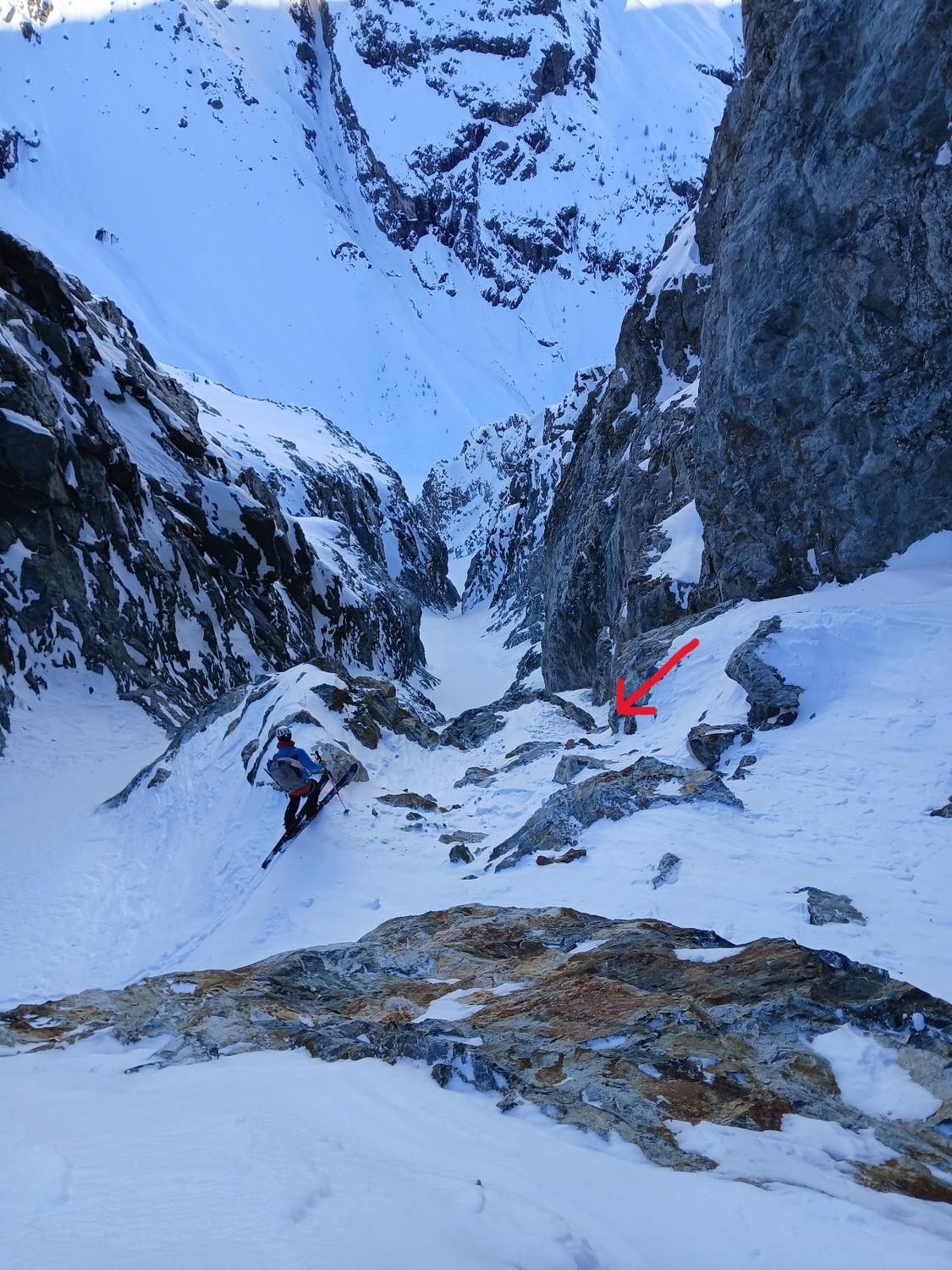 Emplacement du rappel dans le Pélas Verney
