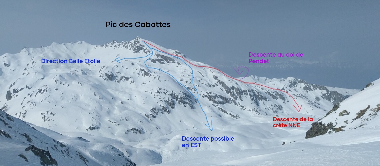 Photo prise de la combe de l'amiante le 07 mars 2026