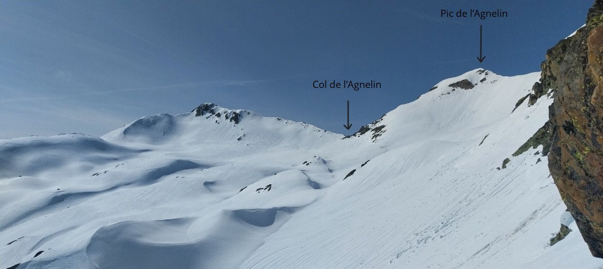 Face EST vue depuis la Brèche du Lieutenant