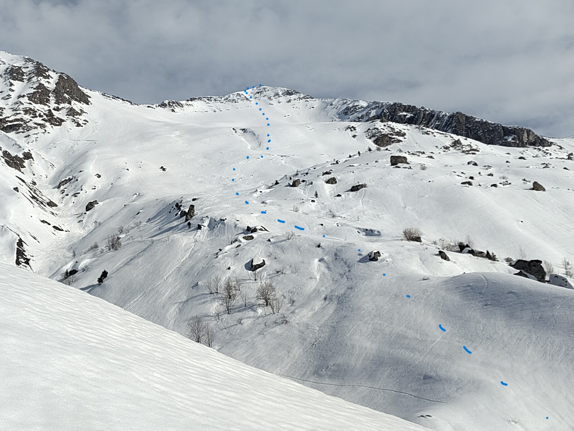 Antécime N - face NW&nbsp;