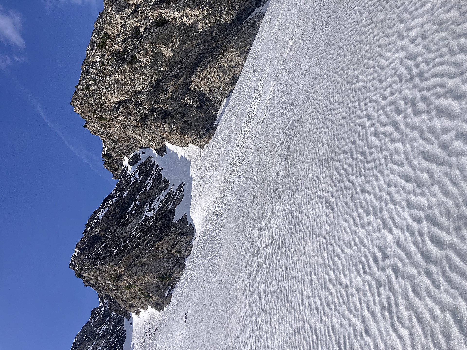Couloir N du gros rocher