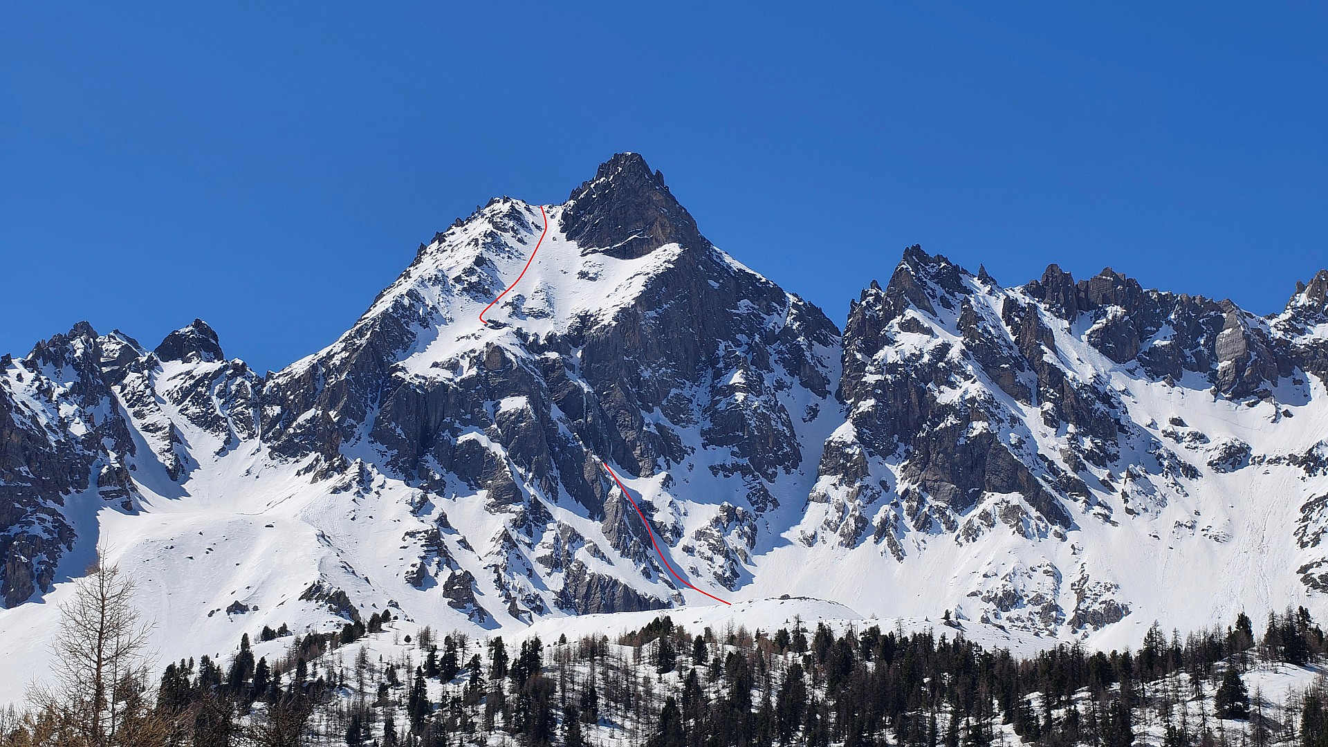 Vue depuis l'accès classique