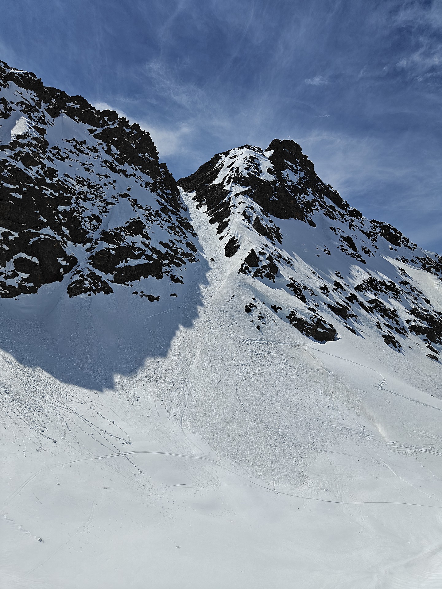 Le couloir vu du bas
